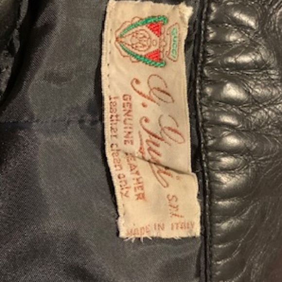 VINTAGE GUCCI black leather pants - Picture 4 of 4